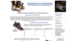 Desktop Screenshot of berufsschuhe-sicherheitsschuhe.de